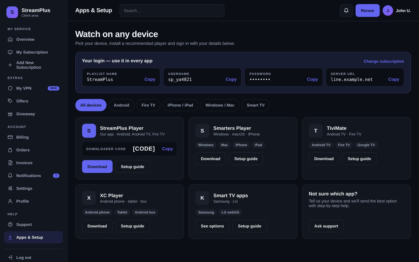 Set up any device in minutes.